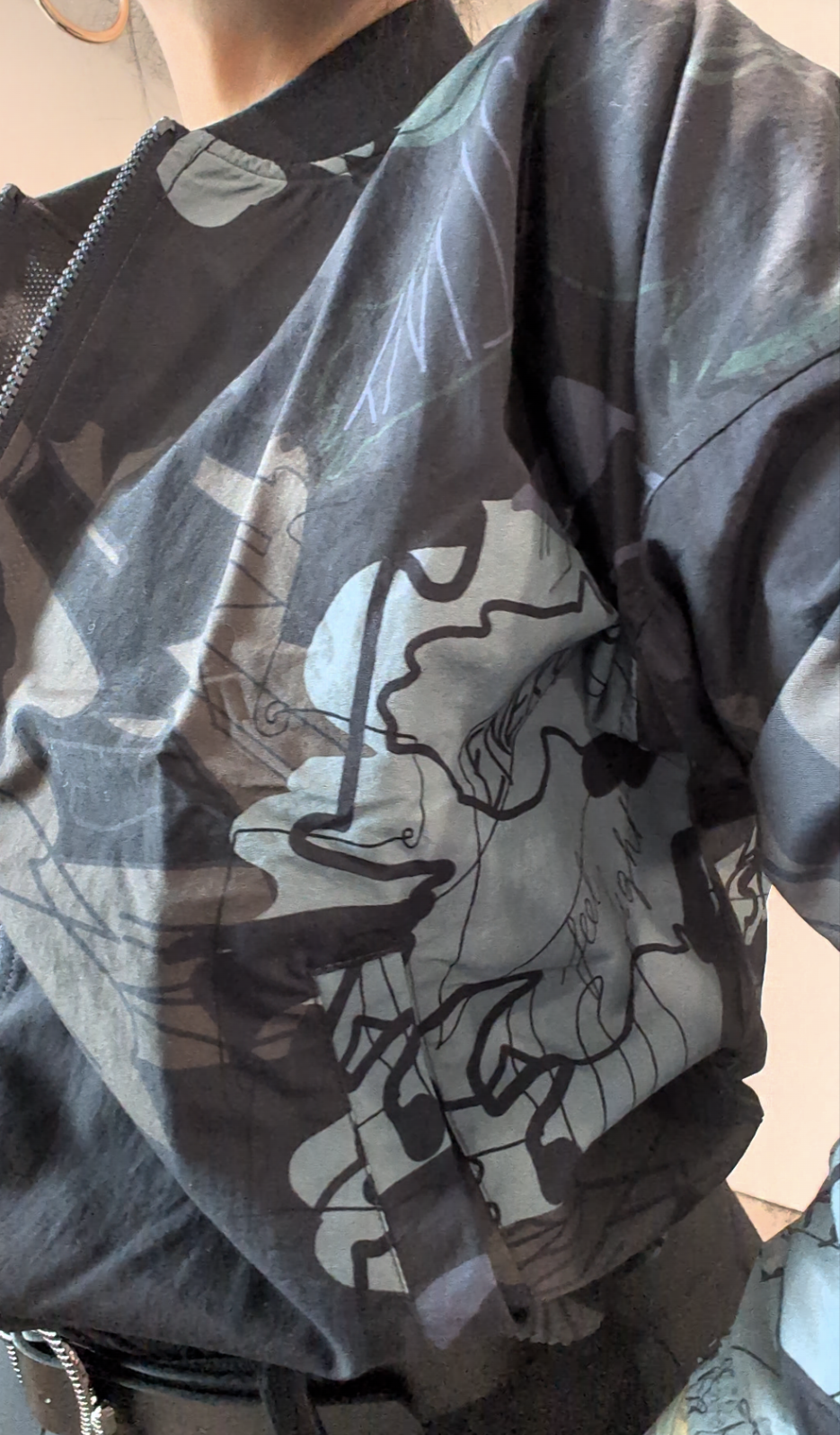 Graffiti Bomber Jacket