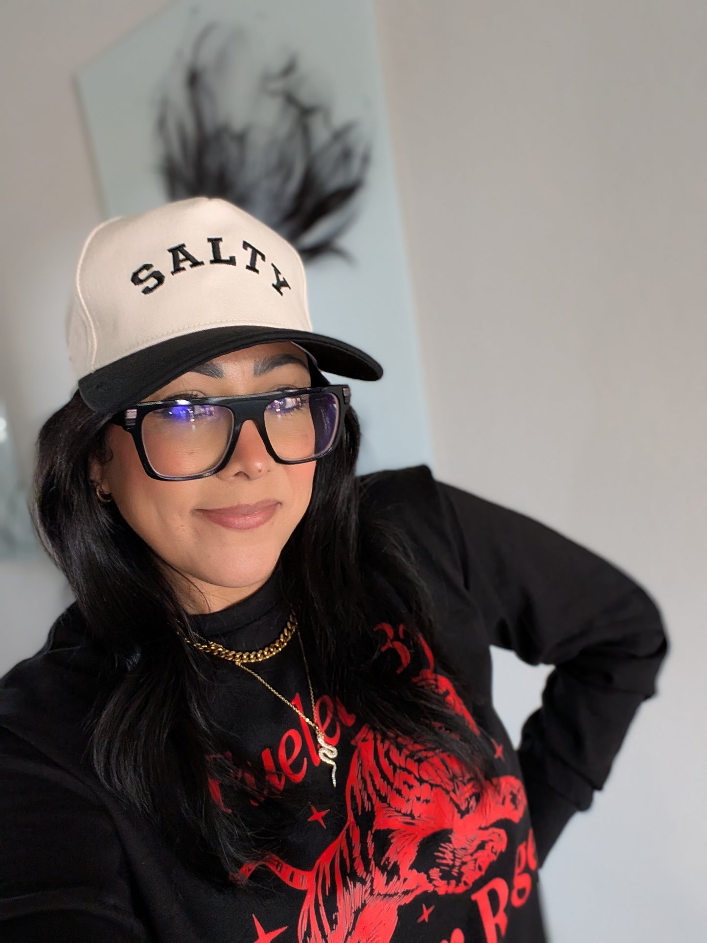 Salty 2 toned Embroidered Canvas hat