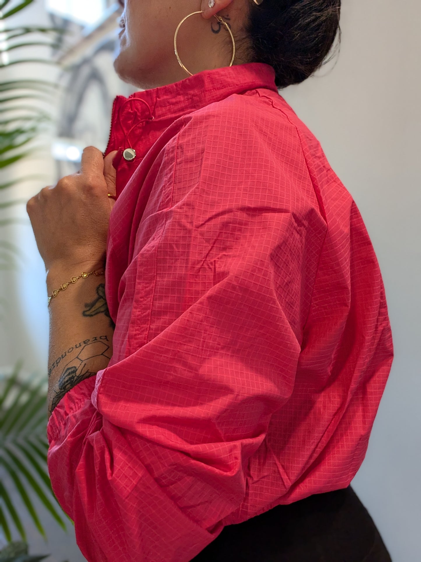 Lightweight Crop Bomber Jacket