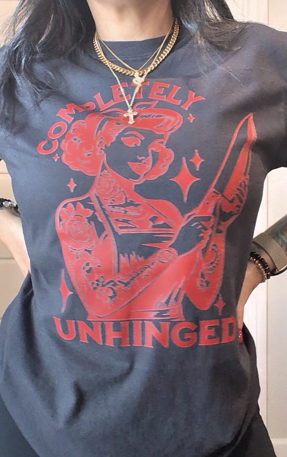 Unhinged tee