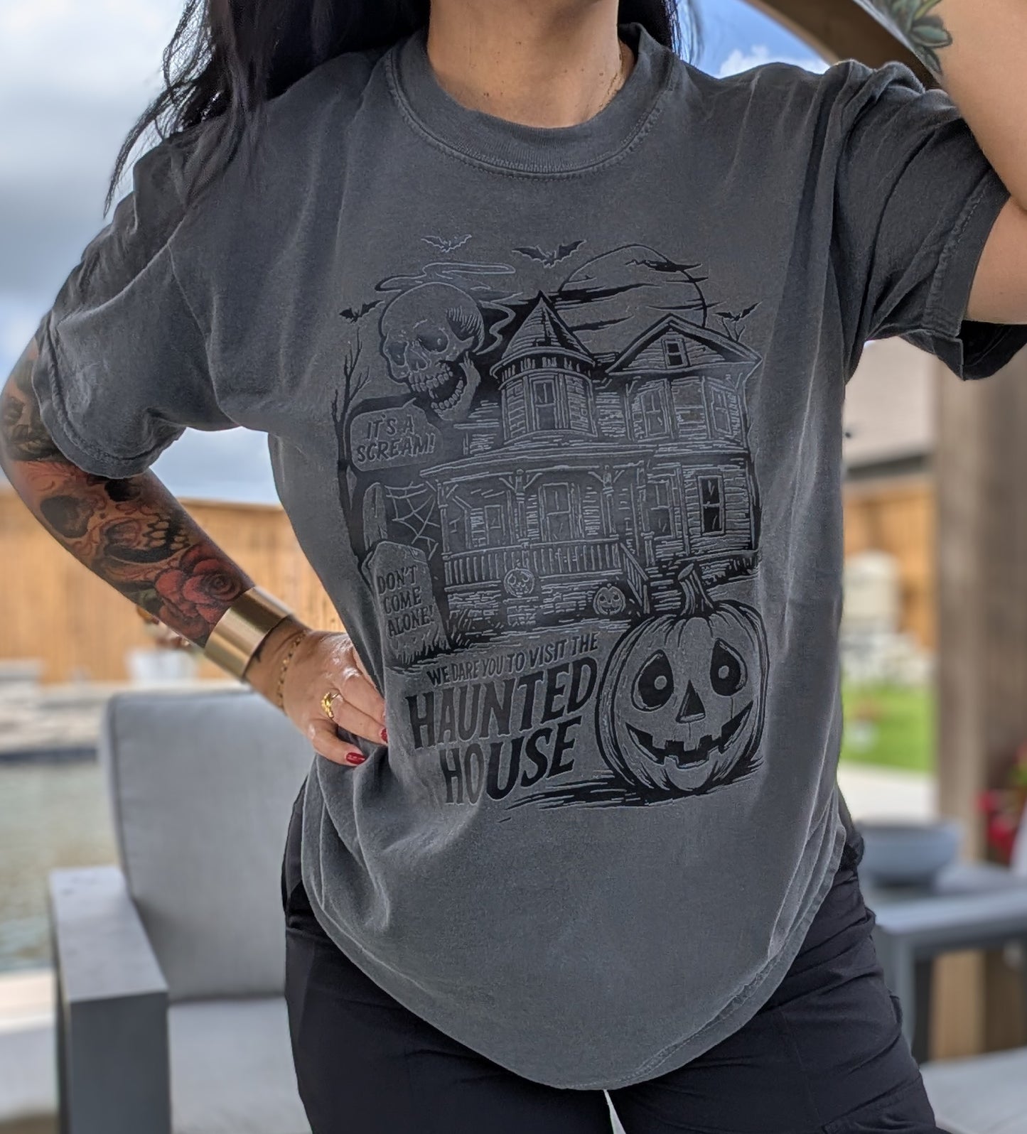 Retro Haunted Tee