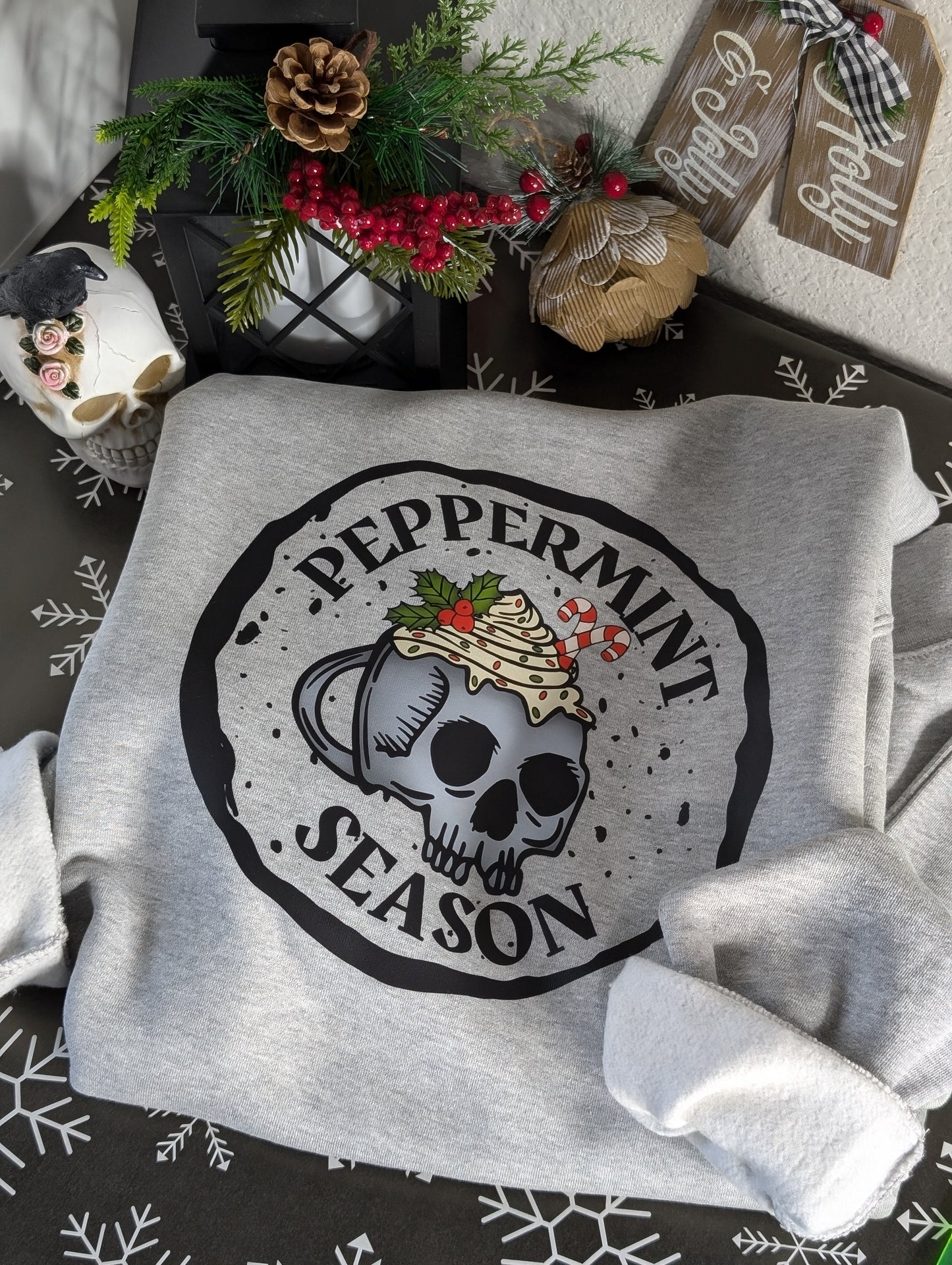 Peppermint Season Crewneck