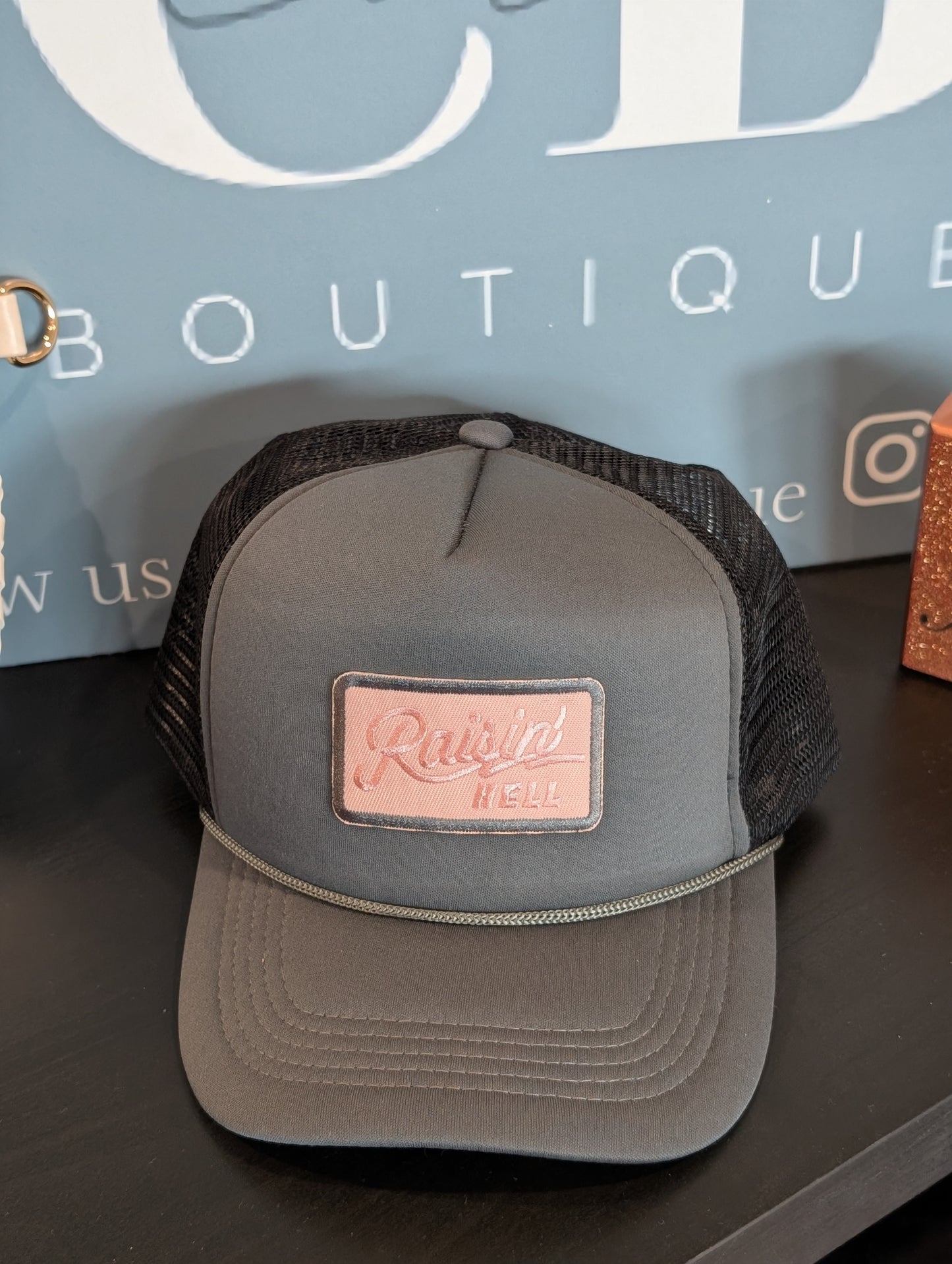 Raising Hell Trucker Hat