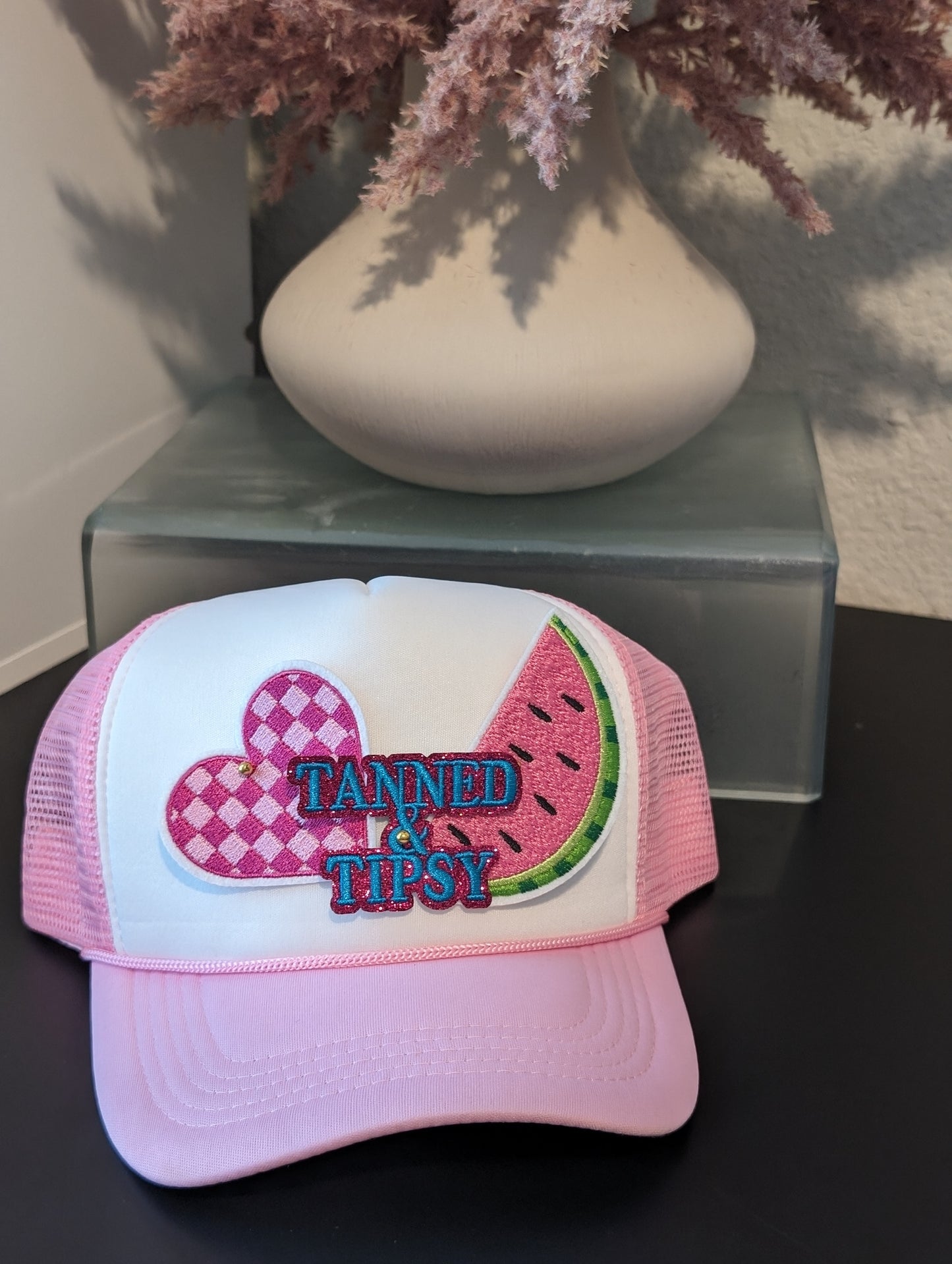 Watermelon Tanned and Tipsy Hat