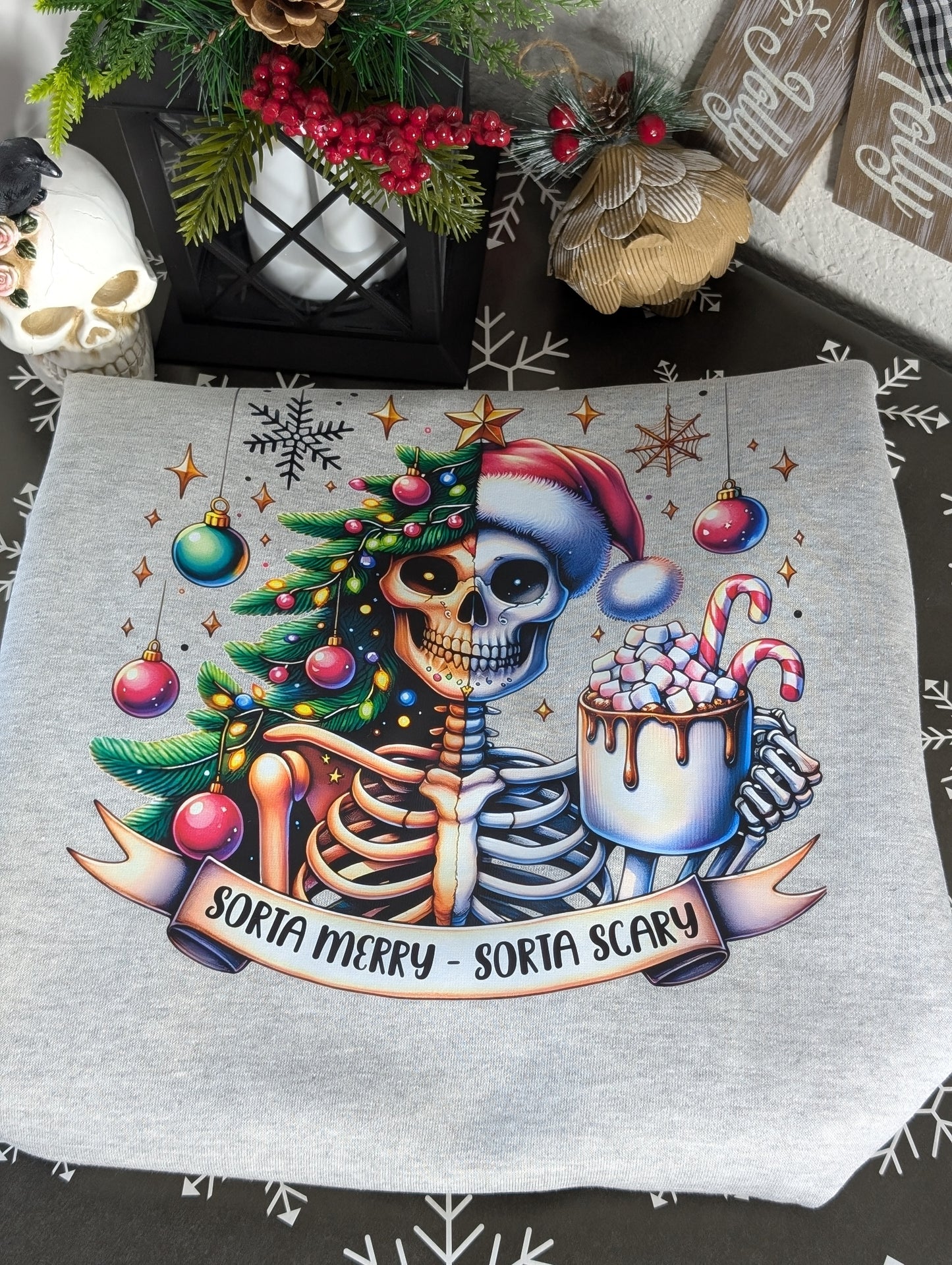 Sorta Merry-Sorta Scary Crewneck