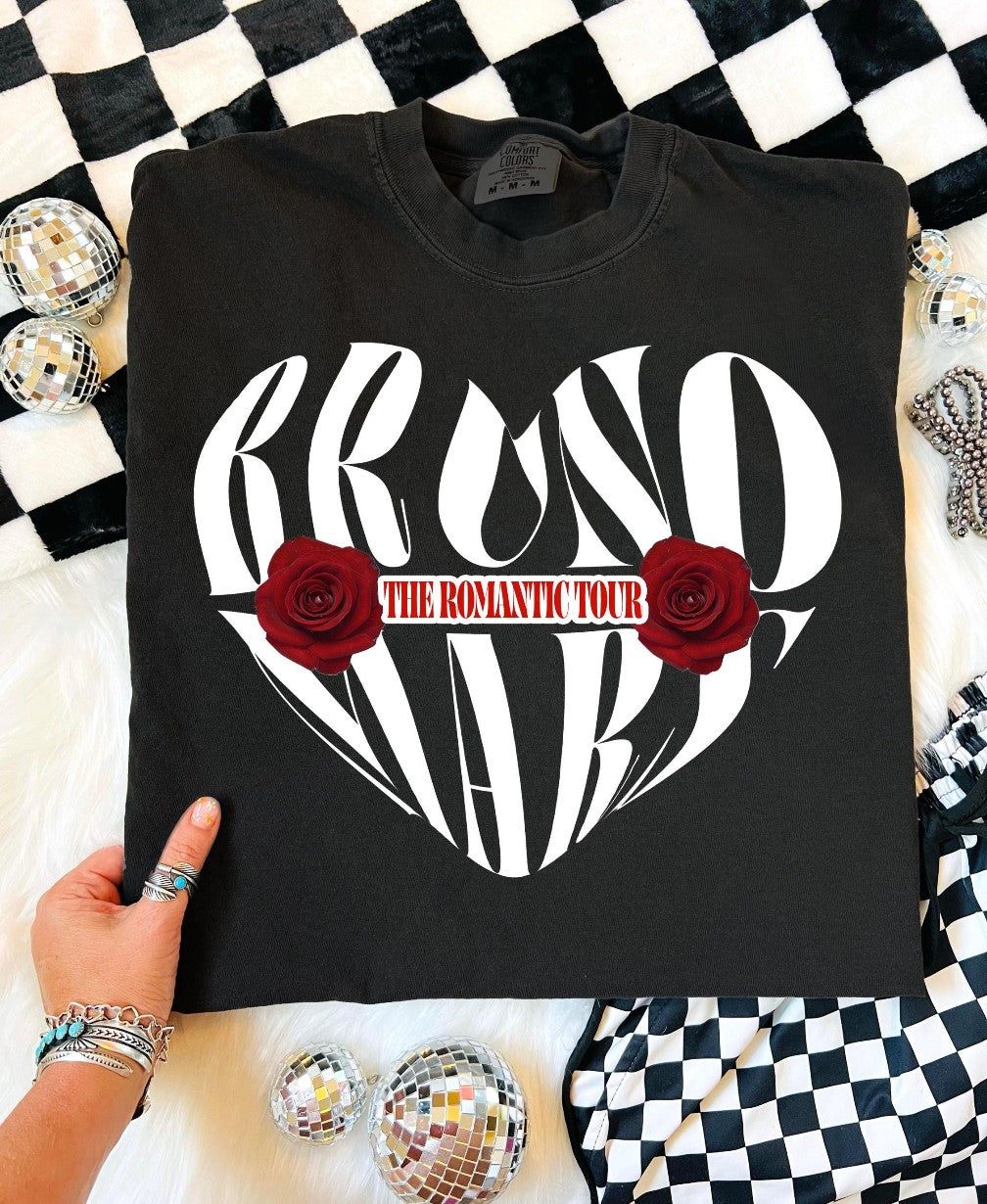 Bruno Mars Romantic Tour tee