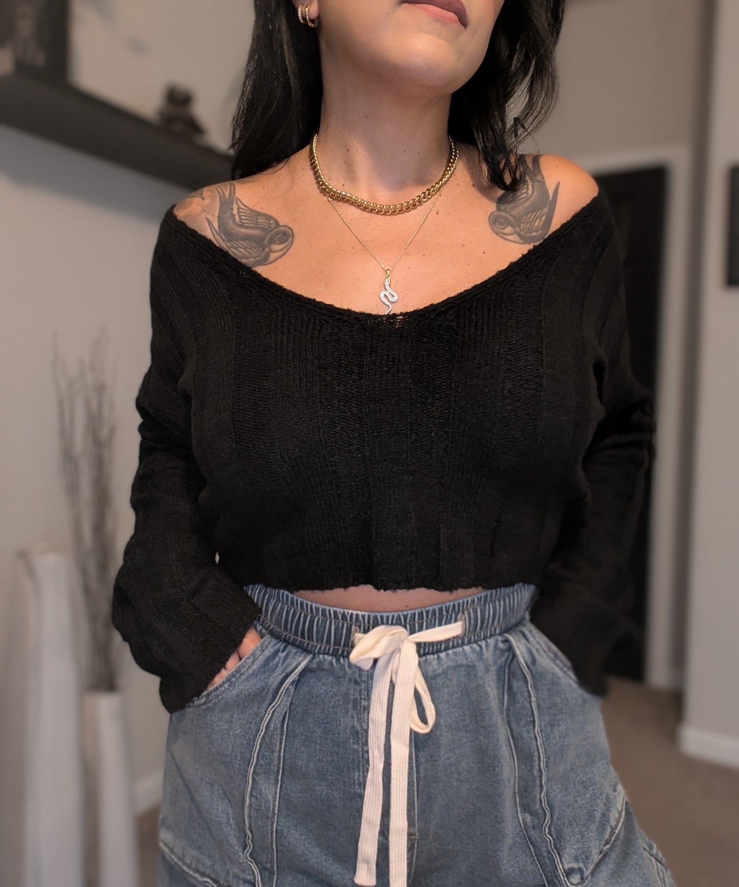 Sweet Fall V-neck sweater