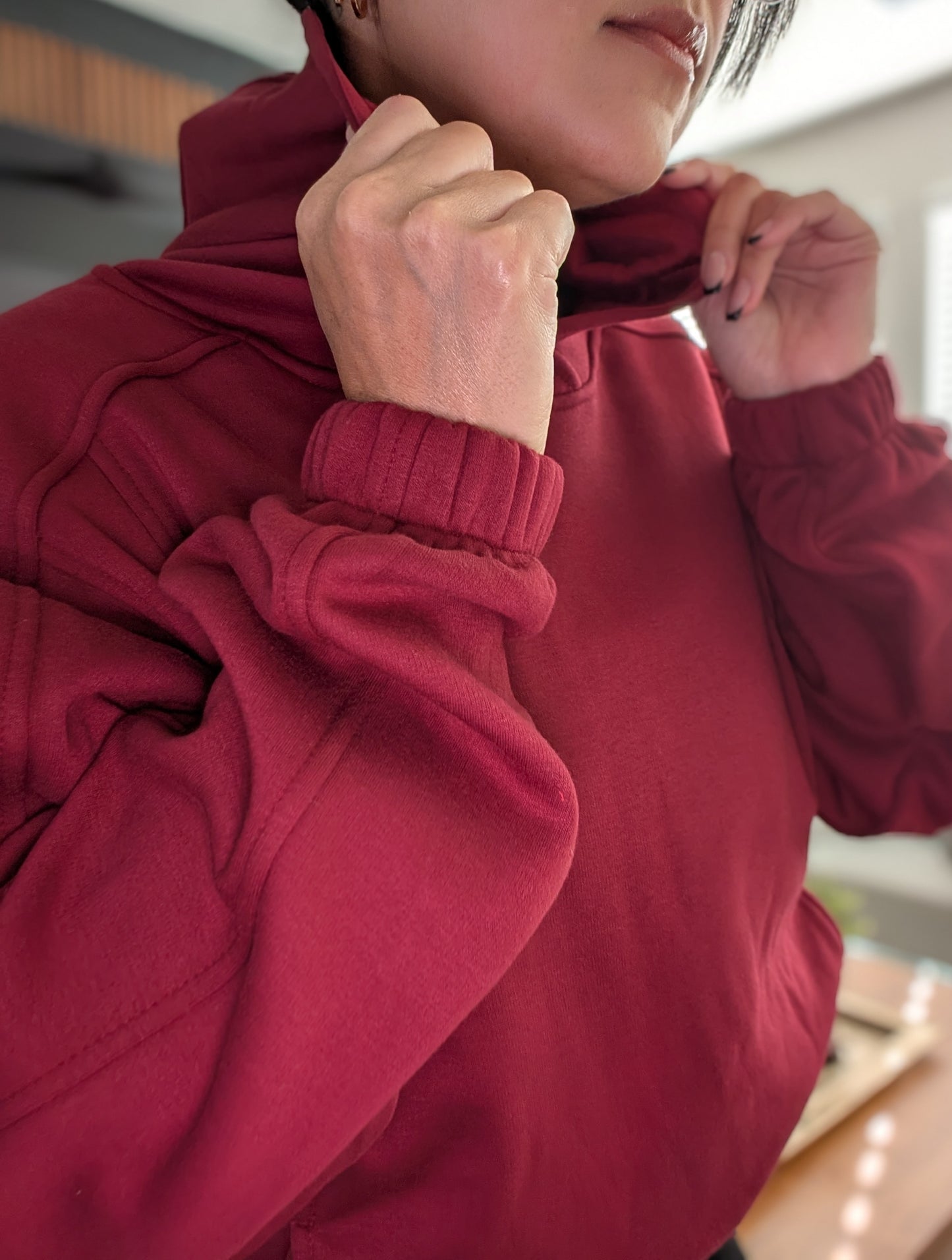 Lux cuffed Hoodie