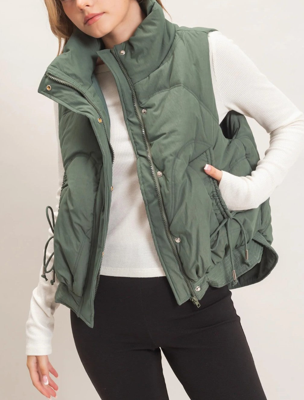 Quilted Puffer Vest