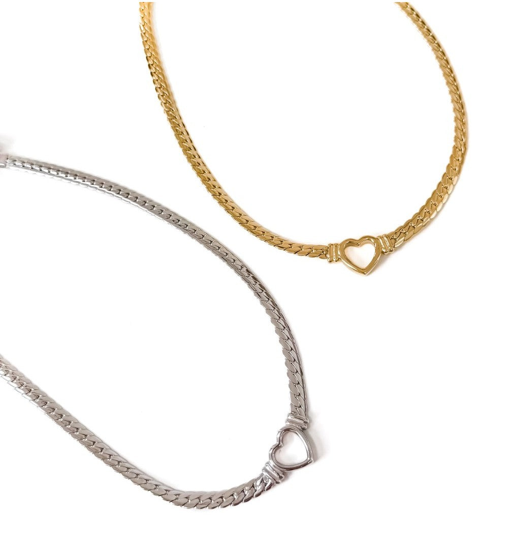 Open Heart Necklace