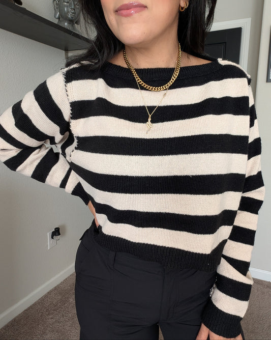 Stripe a Pose Sweater
