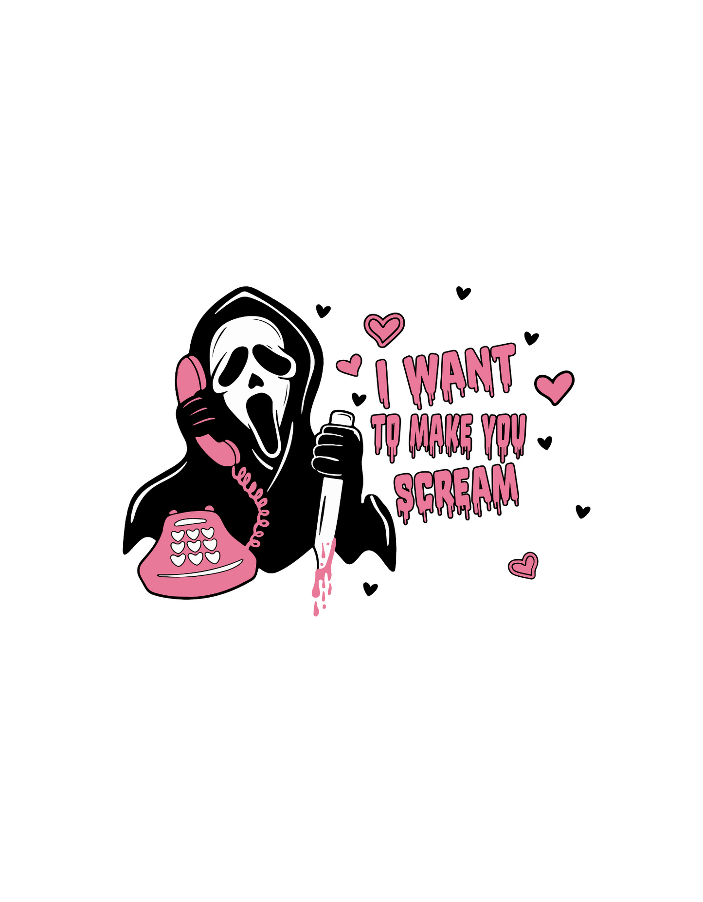 Scream Valentine Crewneck Sweater