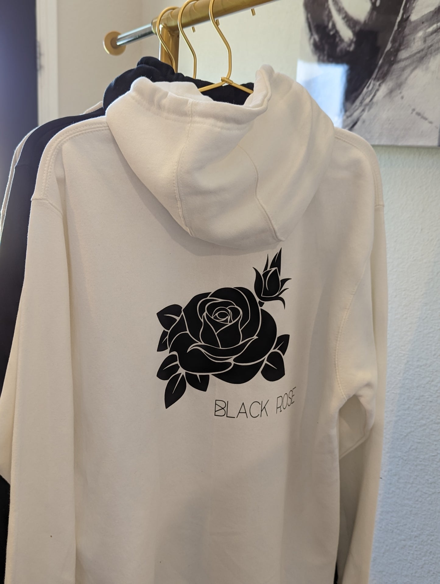Black Rose Premium Hoodie