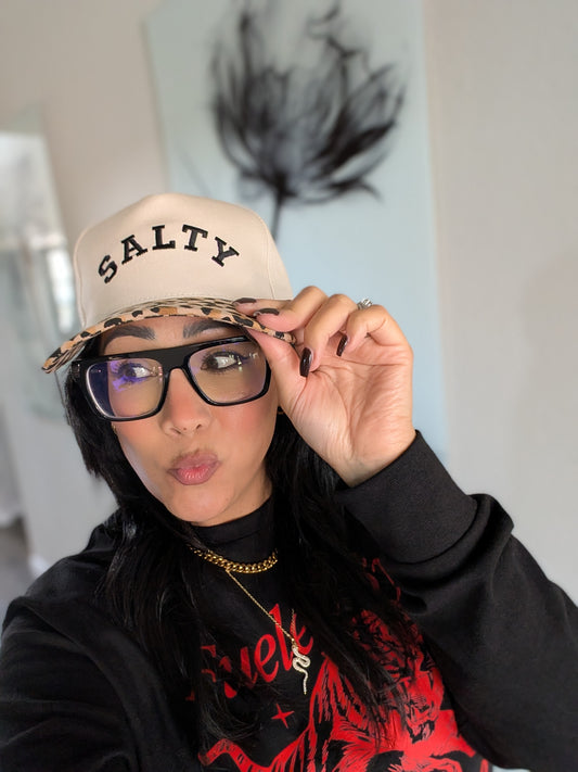 Salty 2 toned Embroidered Canvas hat
