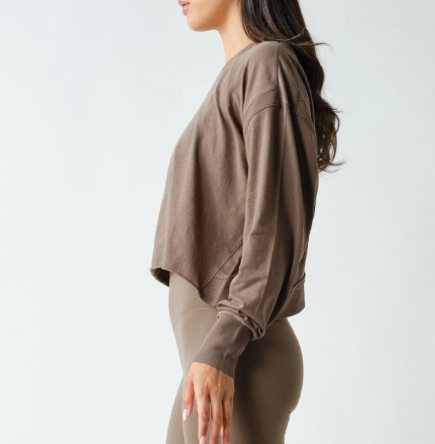 Crescent Pima Open Back Top