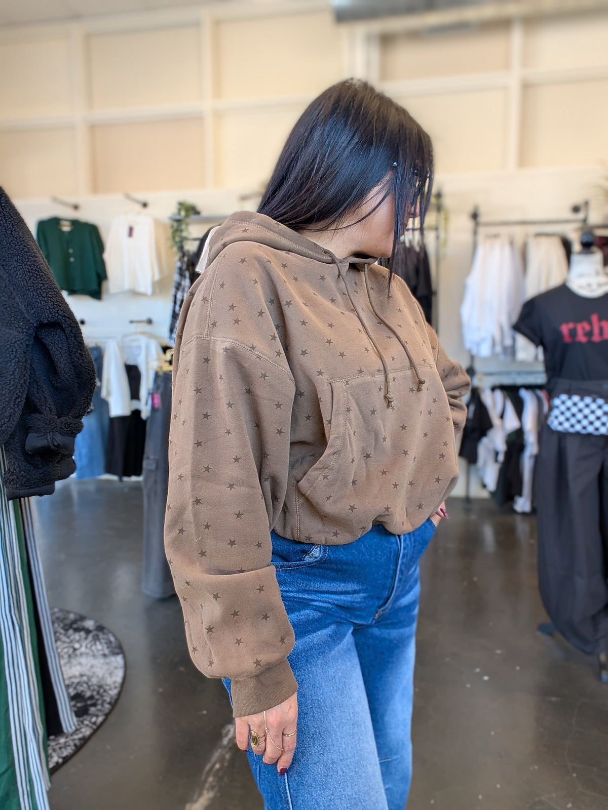 Cozy Stars Bubble Sweater