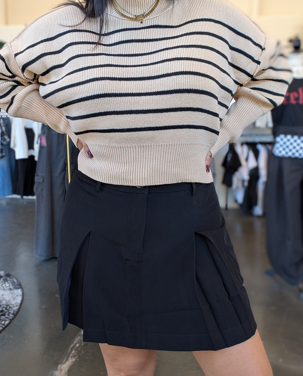 The Pleated Mini