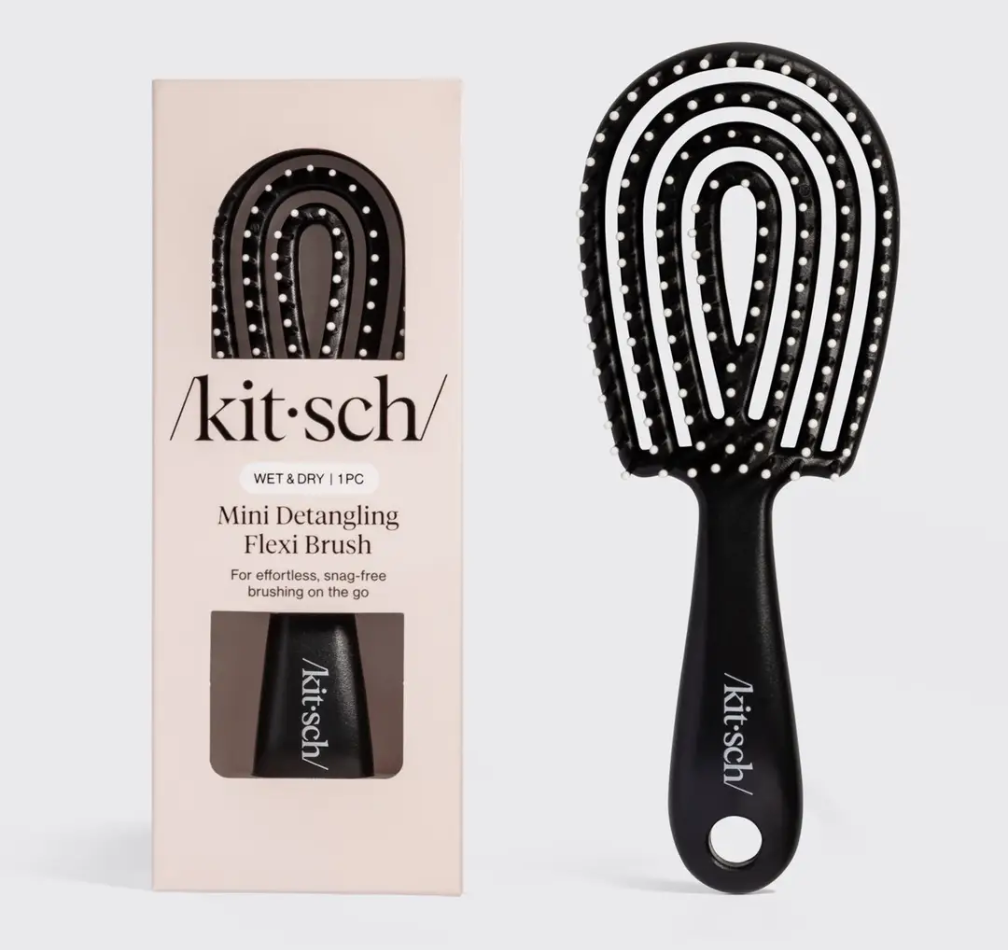 Mini Black Detangling Flexi Brush