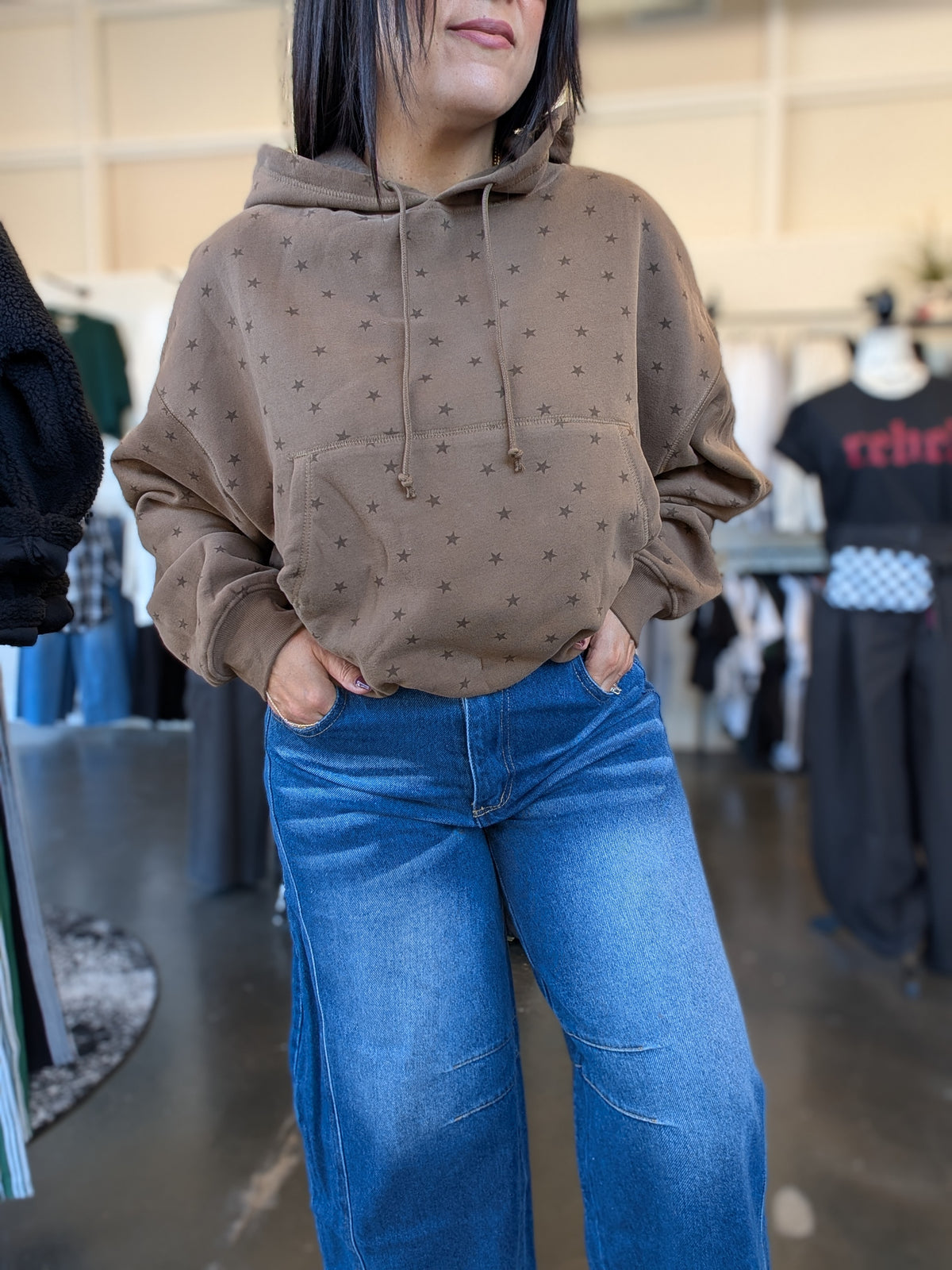 Cozy Stars Bubble Sweater