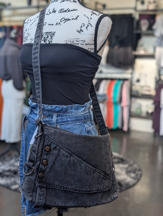 Denim adjustable bag
