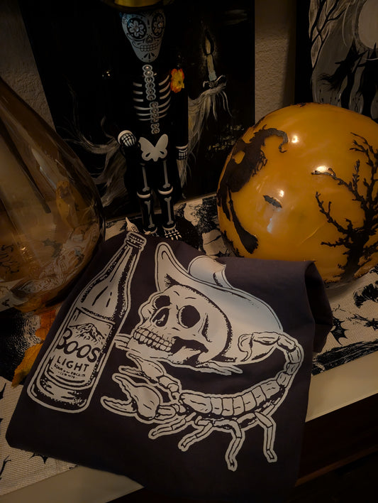 Boos light tee 💀💀