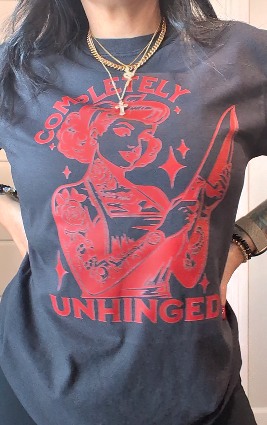 Unhinged tee
