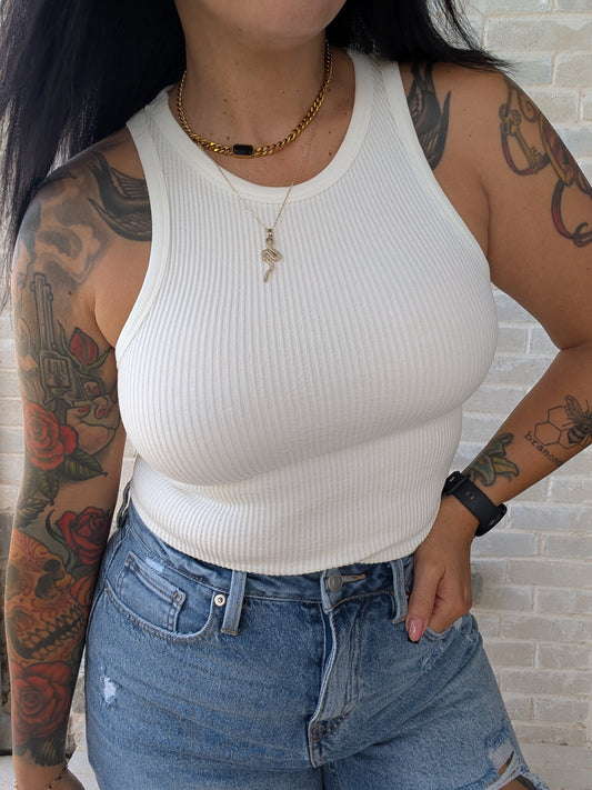 Ribbed Bodysuit