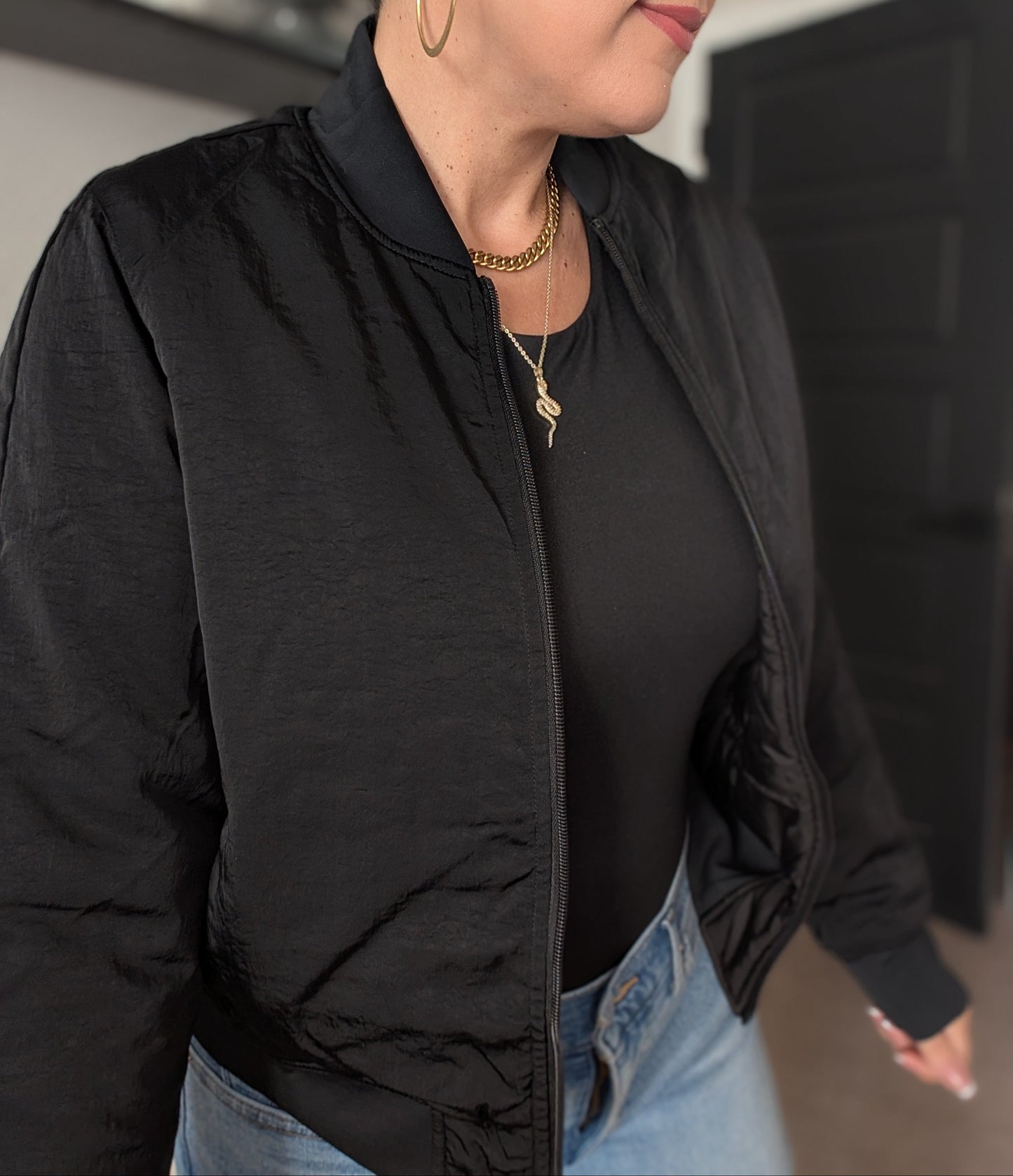 Reversible Quilted Bomber Jacket