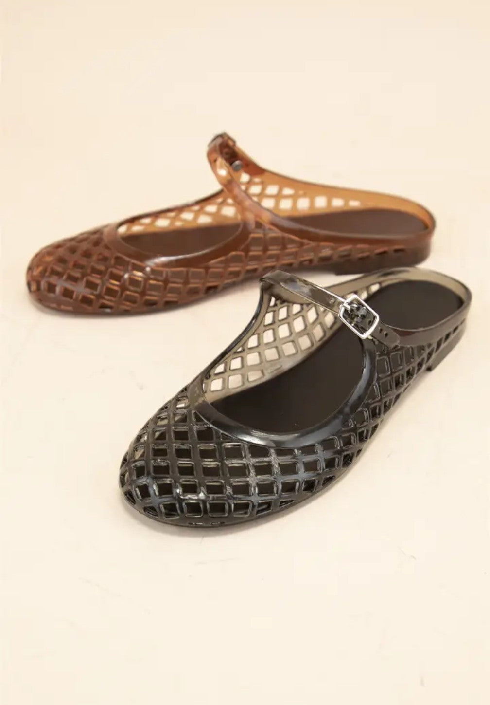 Mary Jane Jelly Flats