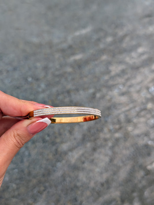 Gold Bling Bangle
