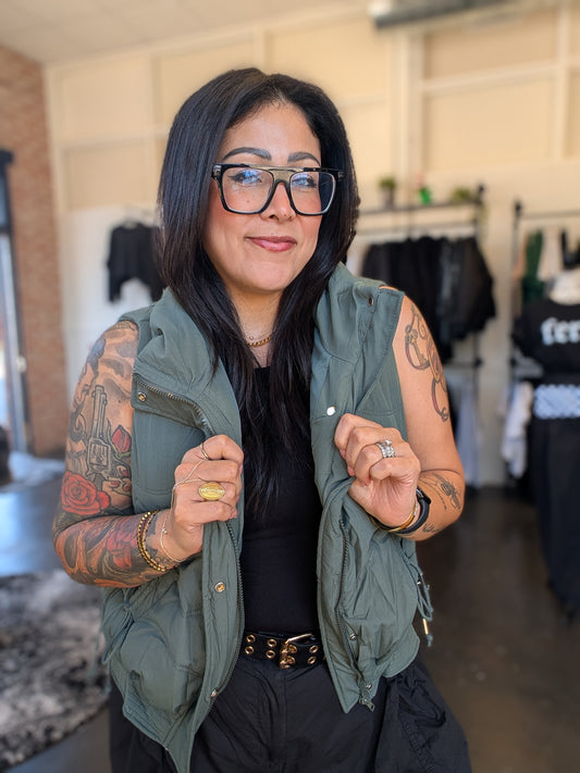 Quilted Puffer Vest