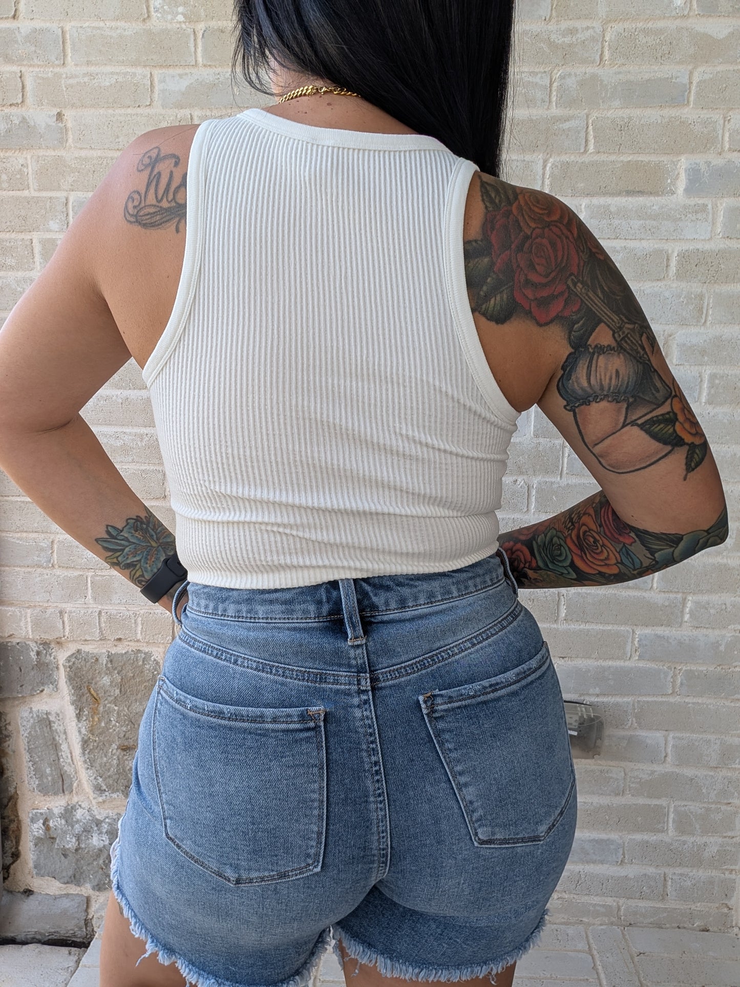 Ribbed Bodysuit