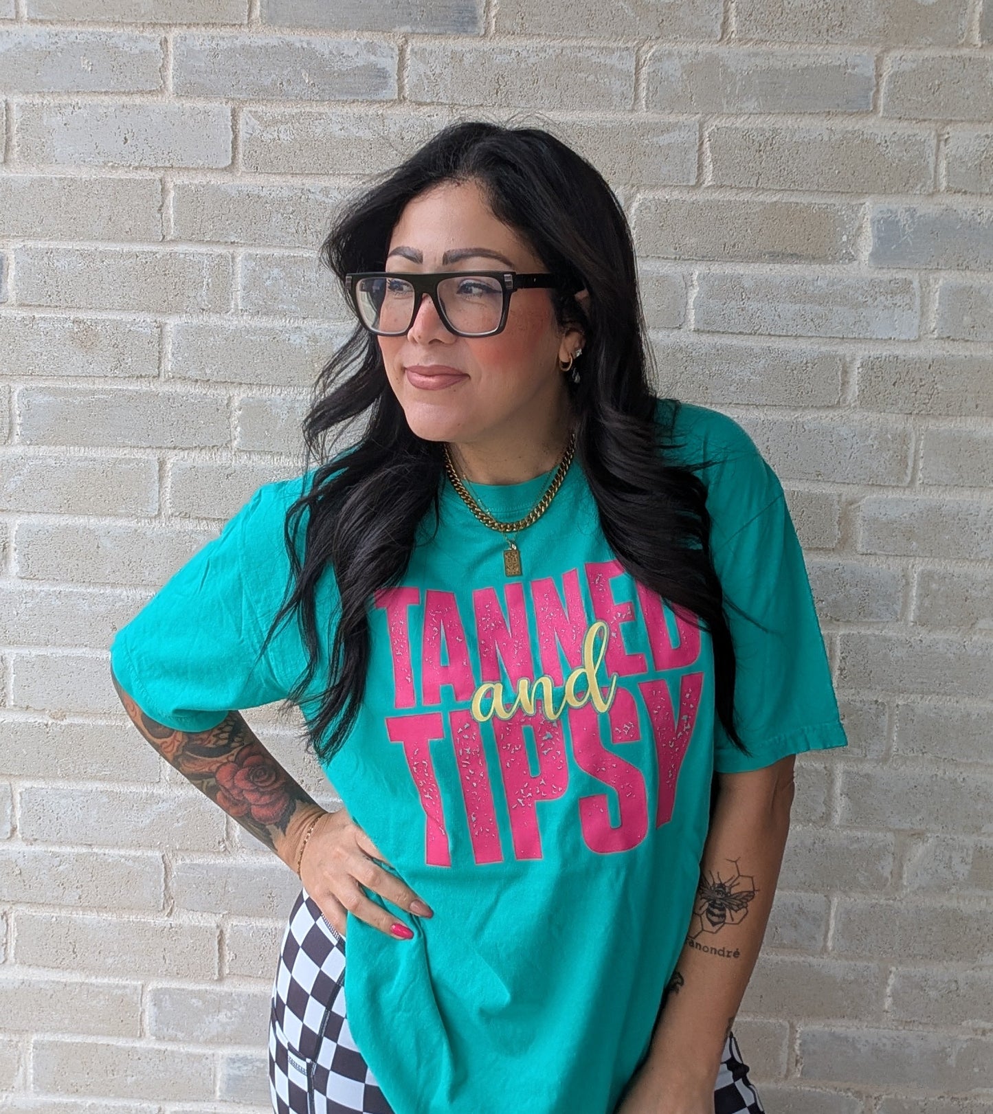 Tanned & Tipsy Tee
