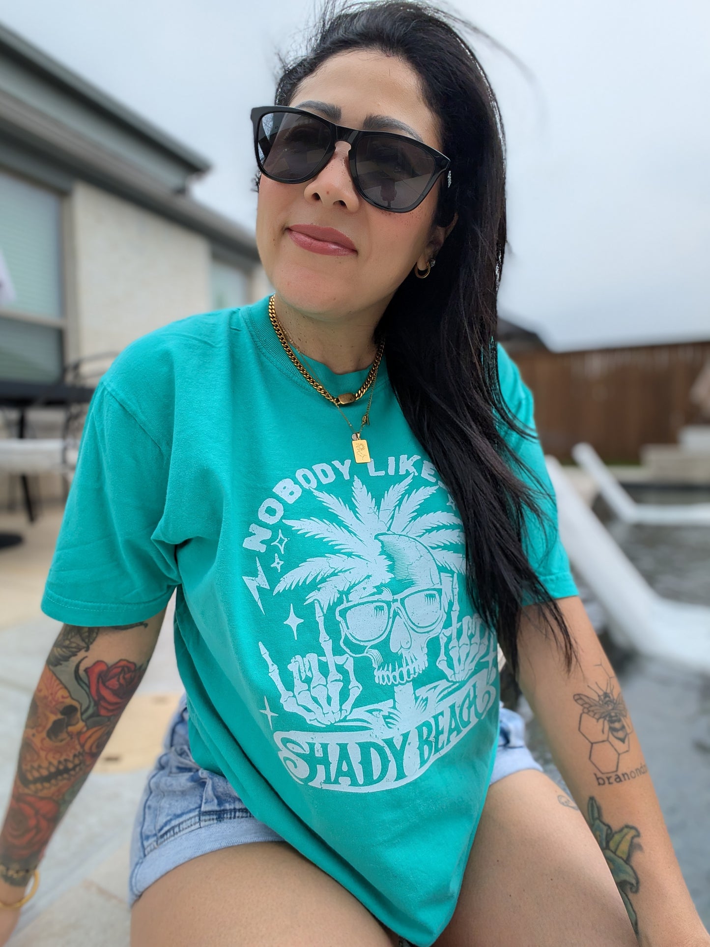 Nobody likes a shady beach tee