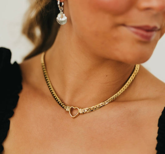 Open Heart Necklace