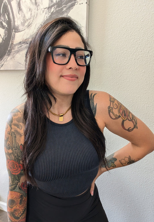 Washed Seamless Crop Tank