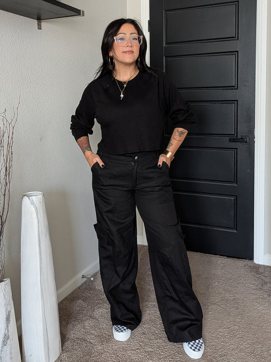 Wide Leg Cargo pants