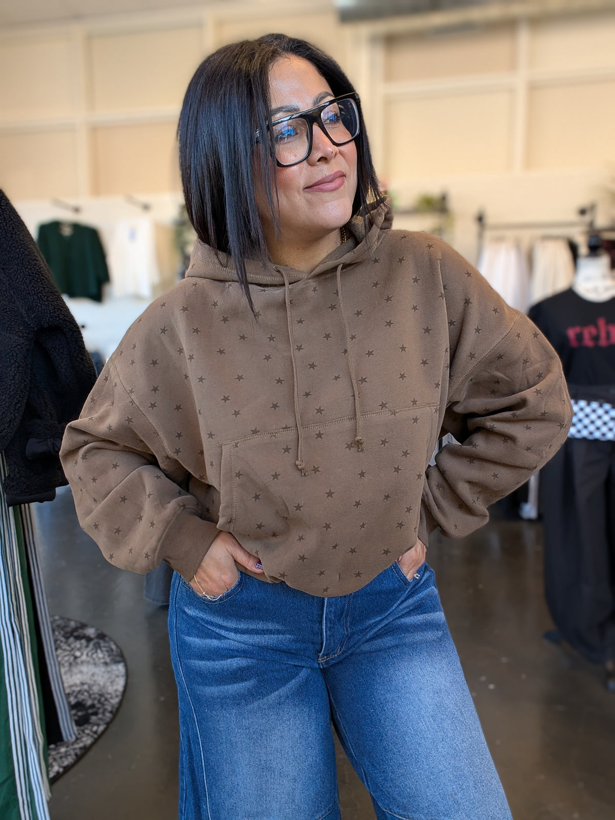 Cozy Stars Bubble Sweater