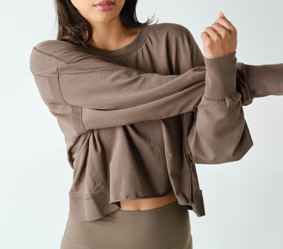 Crescent Pima Open Back Top