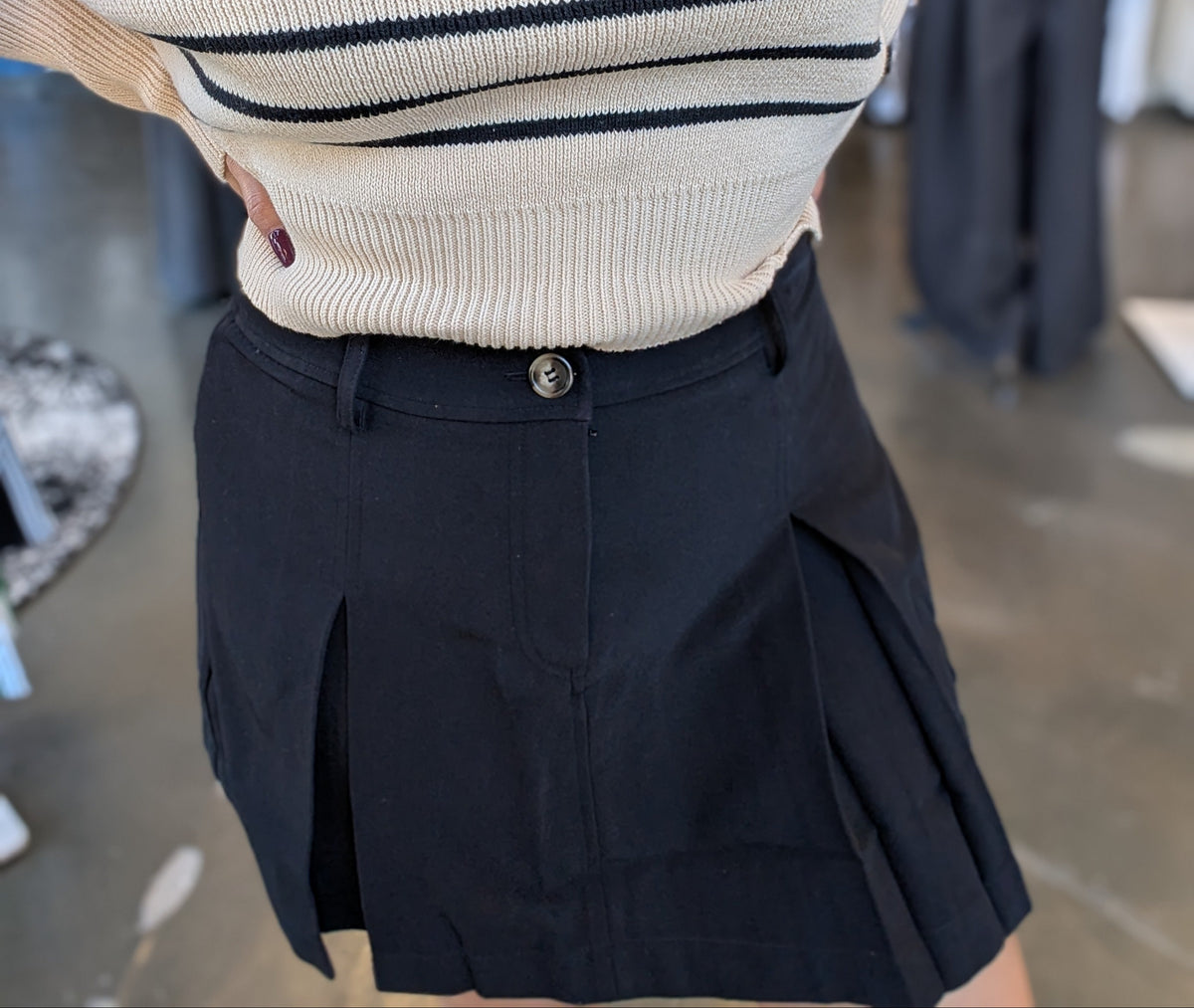 The Pleated Mini