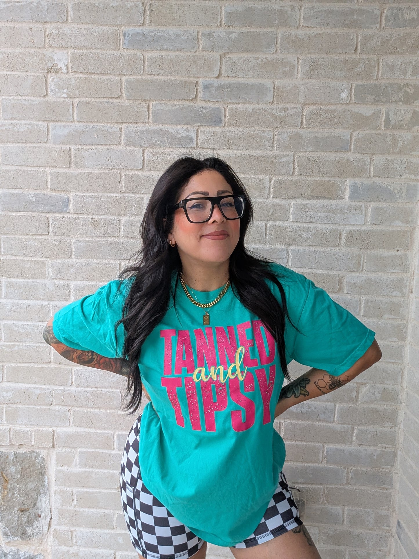 Tanned & Tipsy Tee