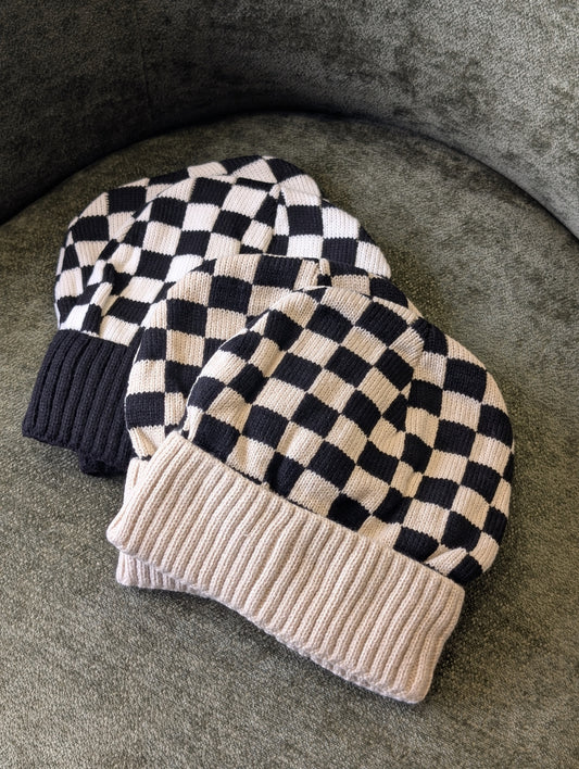 Check beanie 🏁